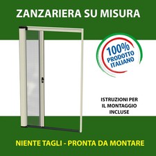 ZANZARIERA BOTTONATA A SCORRIMENTO ORIZZONTALE TONDA - ZANZARIERE SU MISURA