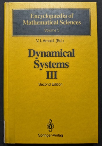 Dynamical systems iii - dynamical,