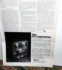 1973 akai 370d print - akai, ad