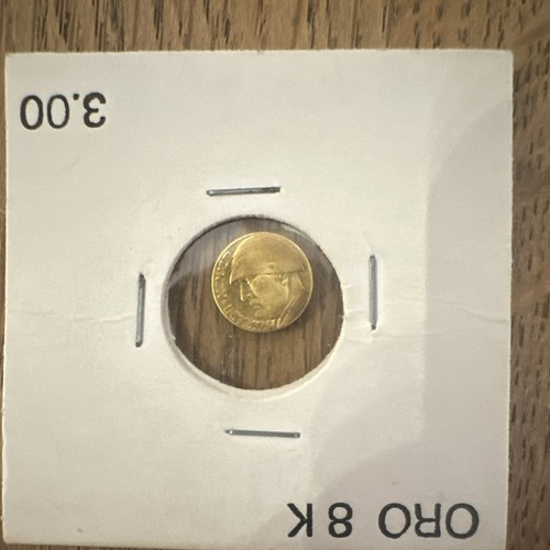 Moneta mussolini oro 1943 - moneta,
