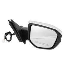 3 Pin White Rearview Mirror