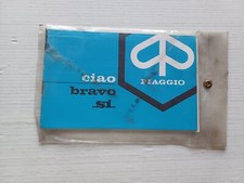 Piaggio 50 Ciao - Bravo - SI 1979 manuale uso manutenzione originale NUOVO