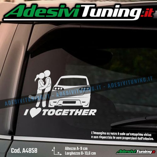 Adesivo love together - i,