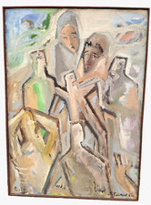 Mario Salmaso Dipinto Olio su