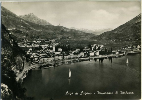 Porlezza como lago - lago, lugano