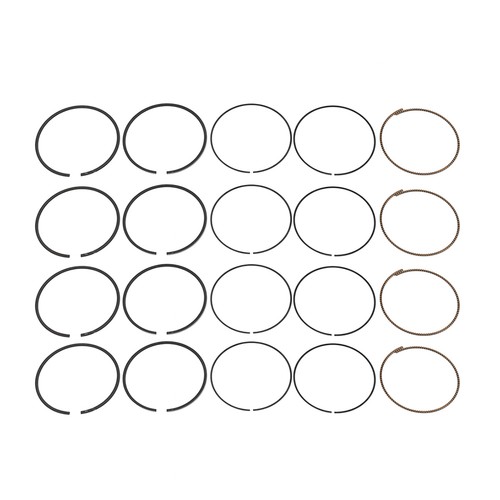 Kit anelli pistone std 75mm - pistone,