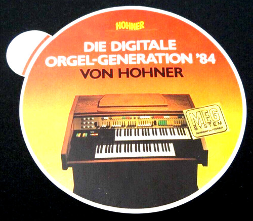 Adesivo pubblicitario hohner - pubblicitario,