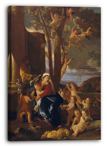 Tela cornice nicolas poussin - tela/cornice,