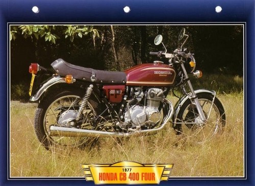Fiche moto honda - fiche, 400