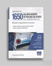 Concorso per 1650 allievi agenti di Polizia di Stato Manuale Concorso 2020 Libro