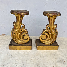 ANTICA COPPIA PORTAPALME FIORI