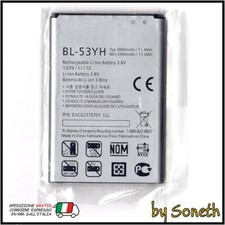 BATTERIA PER LG G3 D850 D851 D830 D850 D851 D855 F400 3.8V 3000mAh BL53YH