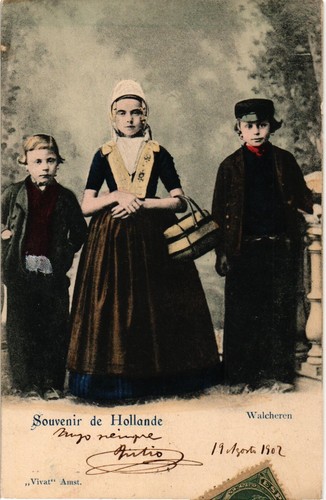 Vecchia cartolina epoca - vecchia, d'epoca