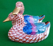 HEREND COPPIA DI ANATRE