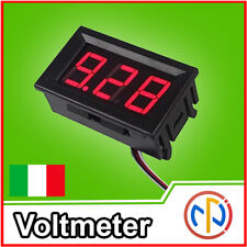 Voltmetro digitale da pannello 5-30V Voltometro Tester Tensione Auto moto camper