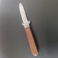 Coltello Antico Da Collezione In Legno Couteau Taachenmesser