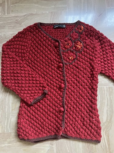 Cardigan zara cotone rosso - cardigan, in