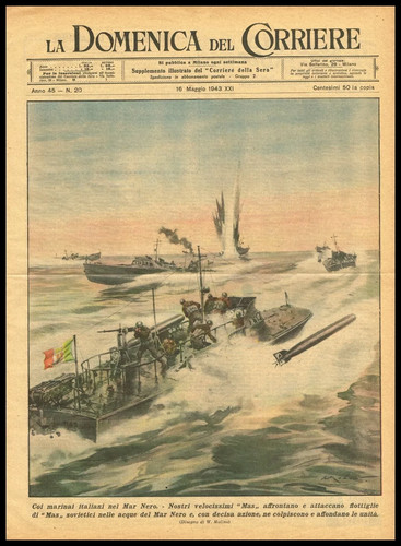 1943 wwii italian mas boats - wwii,
