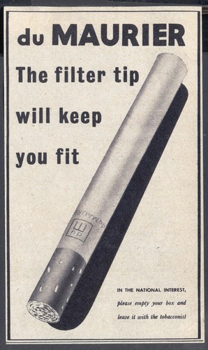 Ww2 vintage advert maurier - advert:, du