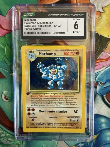 Pokemon 2000 machamp cgc - pokemon, 6