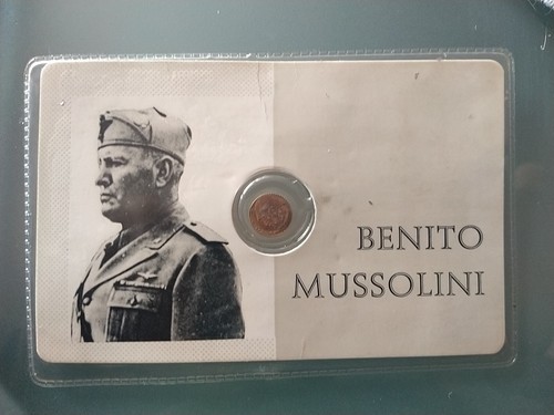 Benito mussolini moneta - mussolini,