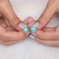 Orecchini boho borchie pietre