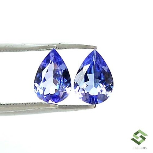 7x5 tanzanite naturale pera - 7x5, mm