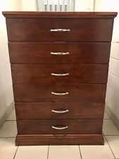 mobile cassettiera in noce massiccio