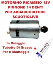 Motorino ricambio 12V a 14