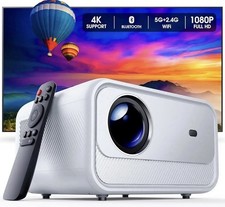 Riatanxi Mini Proiettore Android 4K Portatile: 15000 Lumen WiFi Full HD