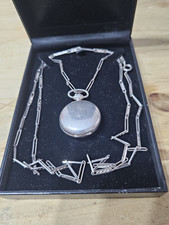 Collana Vintage In Argento  925  Medaglione A Cipolla Portapillole Argento 800