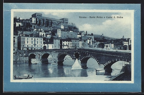 Verona ponte pietra castel - pietra, e
