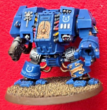 SPACE MARINE BLACK REACH DREADNOUGHT ULTRAMARINE - OOP PAINTED WARHAMMER 40.000