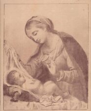 Stampa antica MADONNA COL