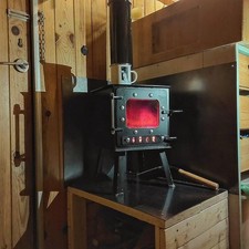 Piccola stufa legna a - stufa,