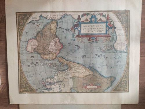 Stampa antica mappa delle - stampa,