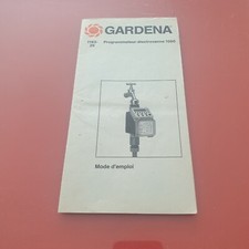 Gardena Mode d'emploi livret
