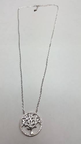 Collana argento 925 albero - collana,