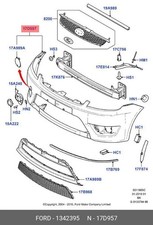 Paraurti anteriore ford fiesta - paraurti,