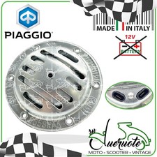 CLACSON CLAXON MOTO 12V ZINCATO PER VESPA PX 125 150 200 T5 ARCOBALENO PIAGGIO