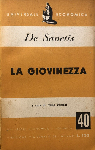 Giovinezza sanctis a - giovinezza,,