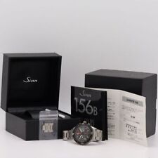 Orologio da polso uomo Sinn Military Chronograph 156.B 156.2388 AT Day Date quadrante nero