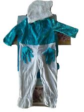 I Puffi Smurf Vestito Abito Costume Carnevale Bambino 18-36 mesi 94cm Come nuovo