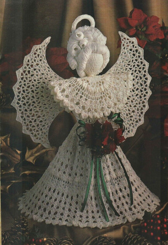 Doily angel doll natale - angel,