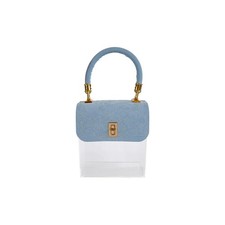 Scatola BORSA in plexi CELESTE