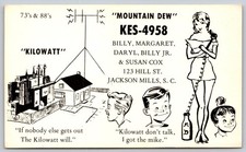 Cartolina radio qsl - cartolina, cb