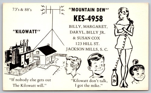 Cartolina radio qsl - cb,