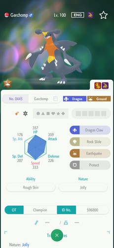 Garchomp 6iv shiny pronto per - 6iv,