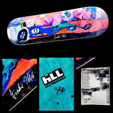 Frankie Hill firmato Baby Dragster /50 autografo skateboard ristampa mazzo + foto