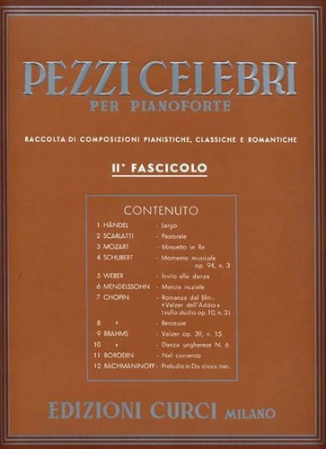 Pezzi celebri vol - -, per